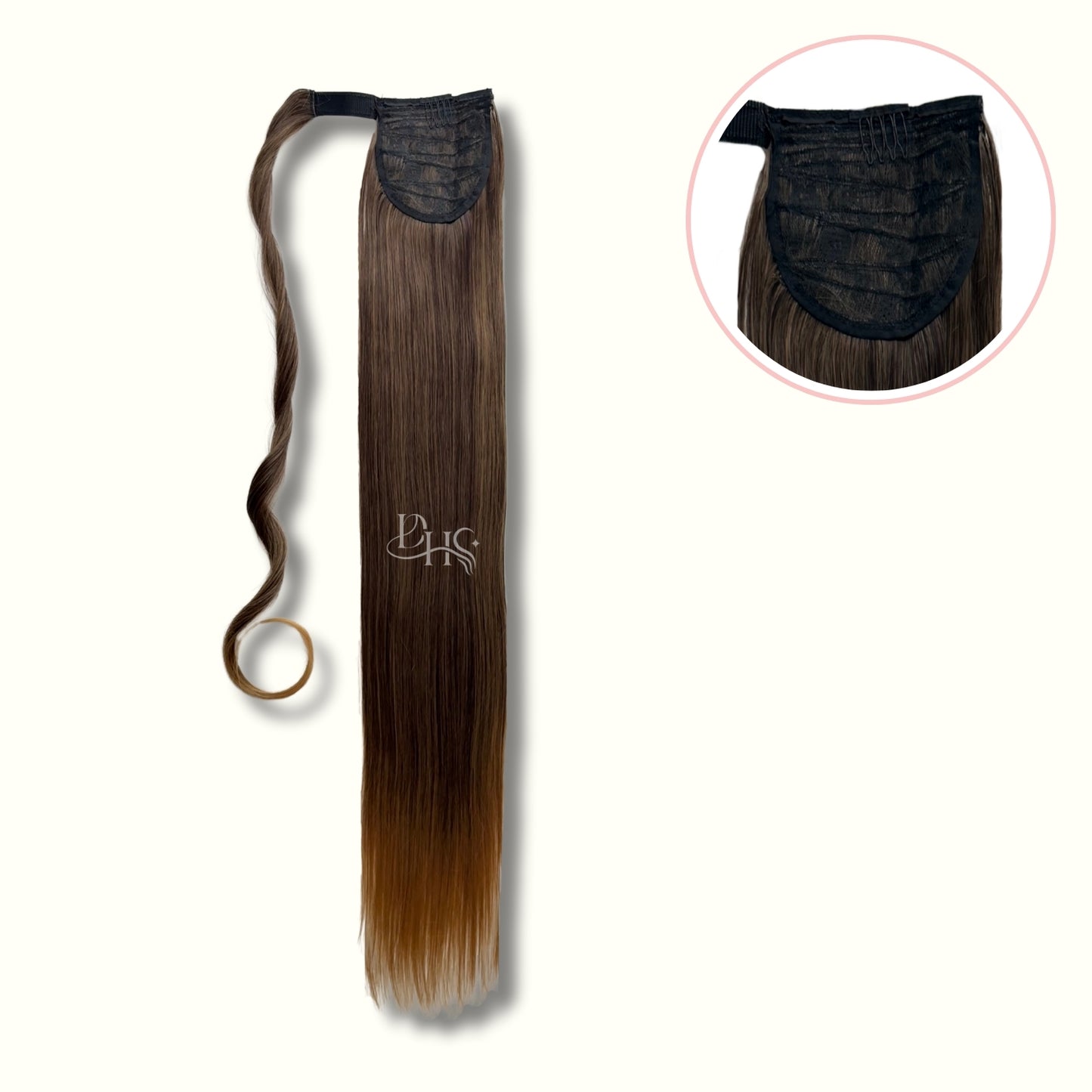 Ponytail 34" Lisa de Velcro