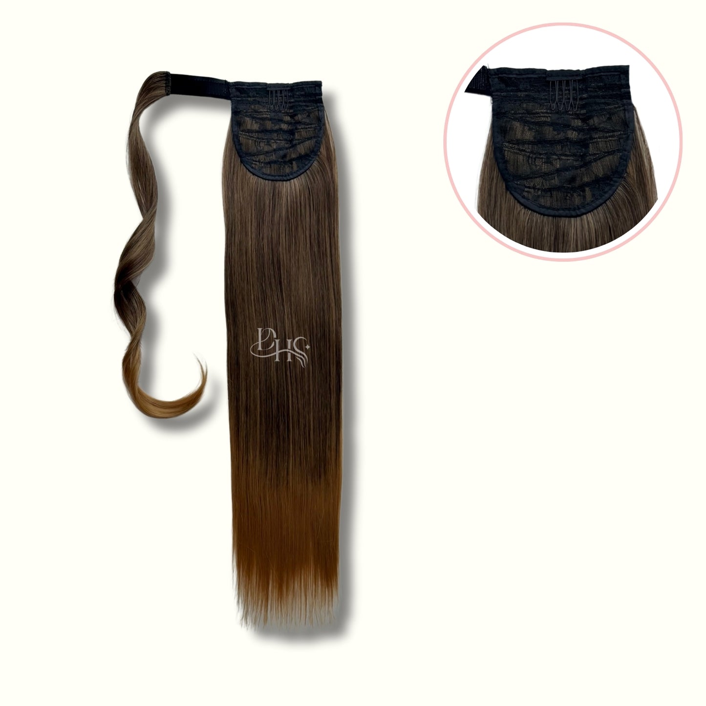 Ponytail 22" Lisa de Velcro