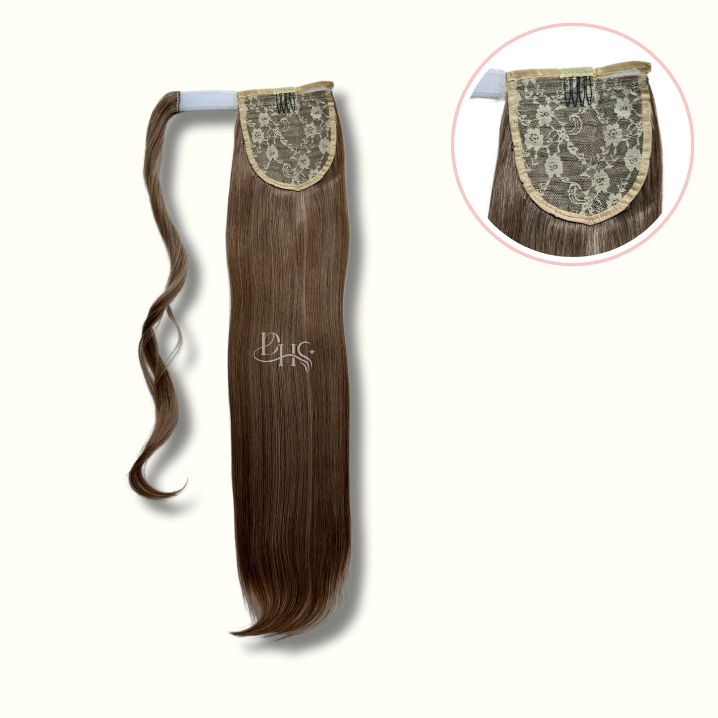 Ponytail 22" Lisa de Velcro