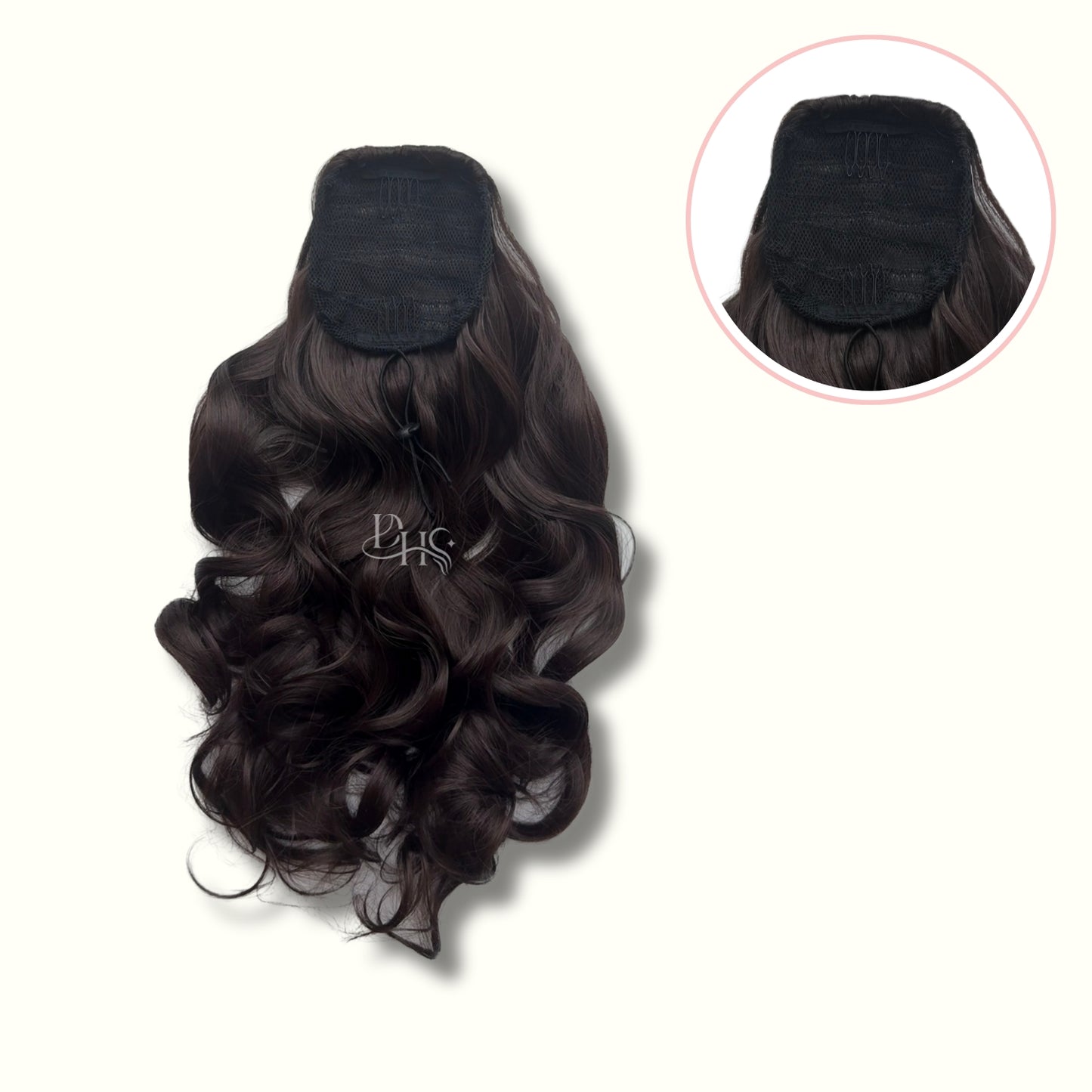 Ponytail 24" Onda Aurora de Malla