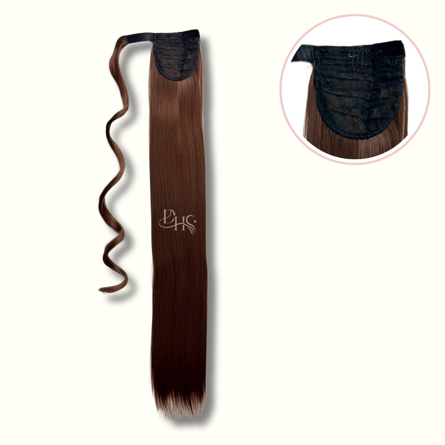Ponytail 34" Lisa de Velcro