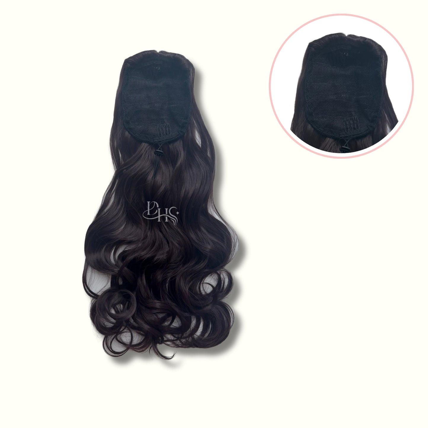 Ponytail 24" Onda Aurora de Malla