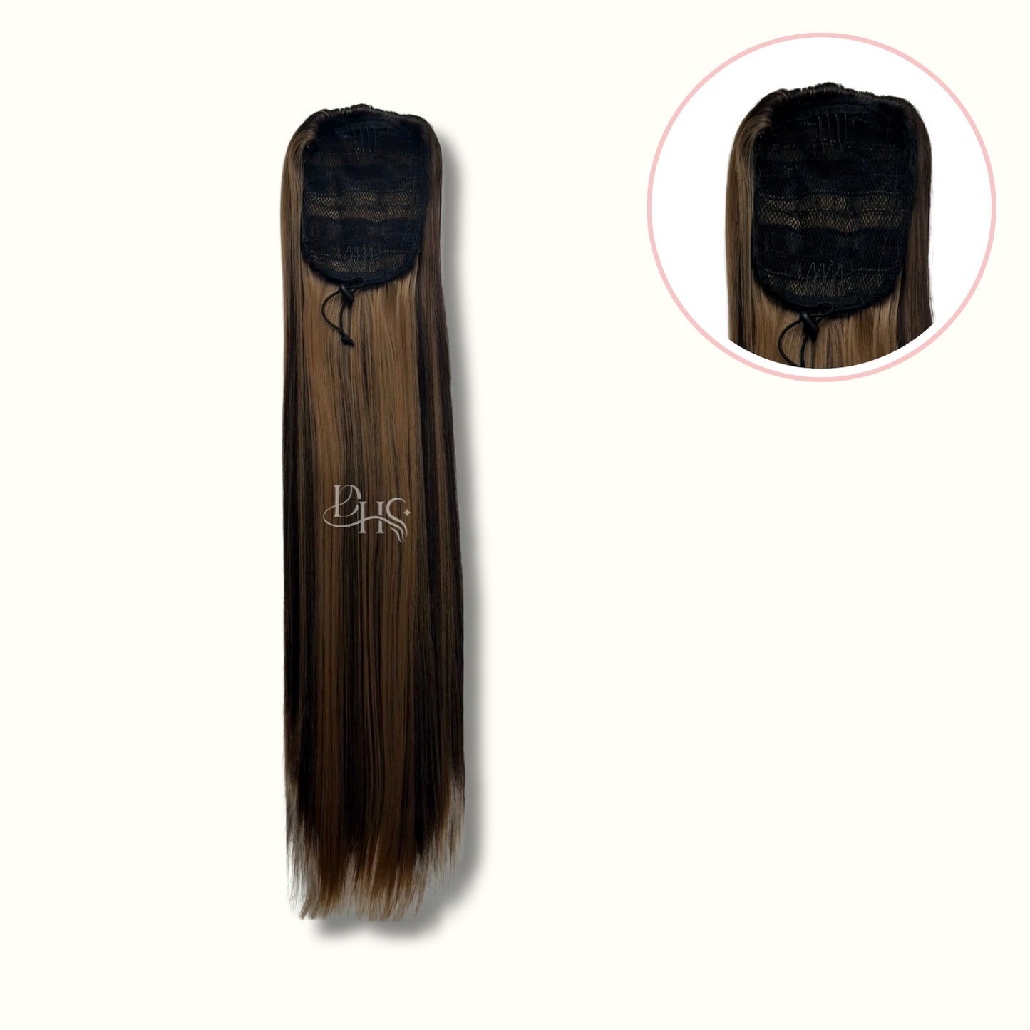 Ponytail 24" Lisa de Malla
