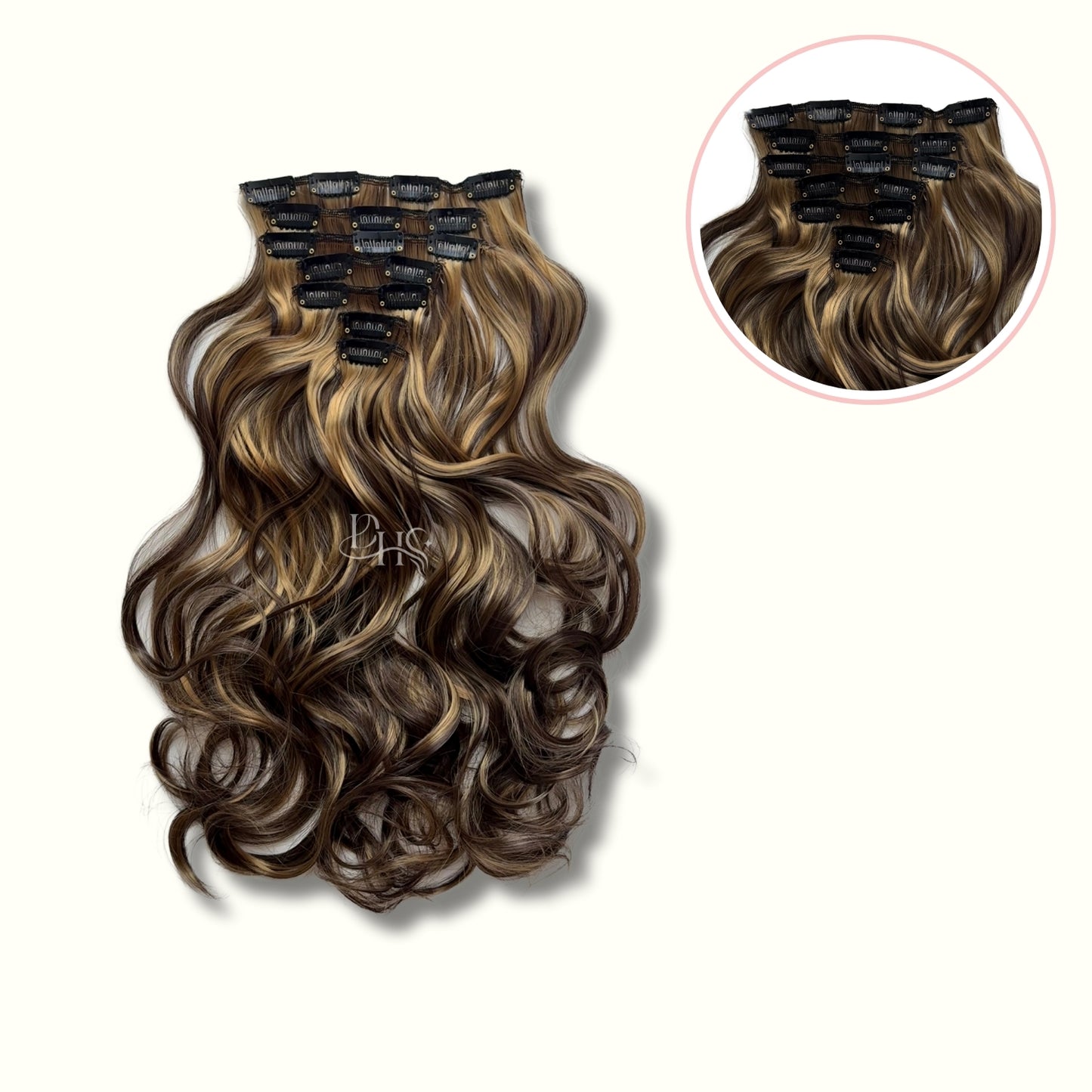 Extensiones 24" Onda Aurora x7 Capas