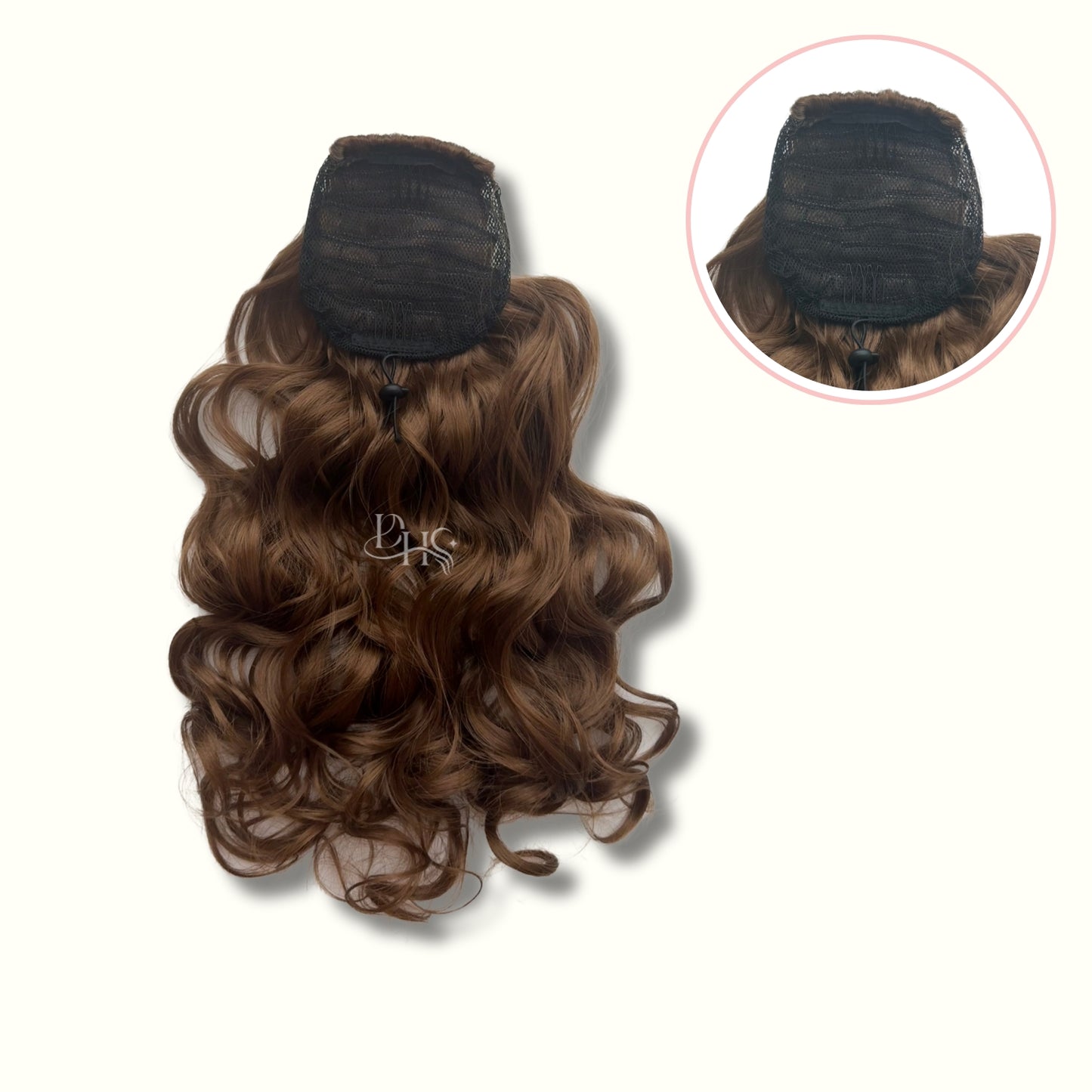 Ponytail 24" Onda Aurora de Malla