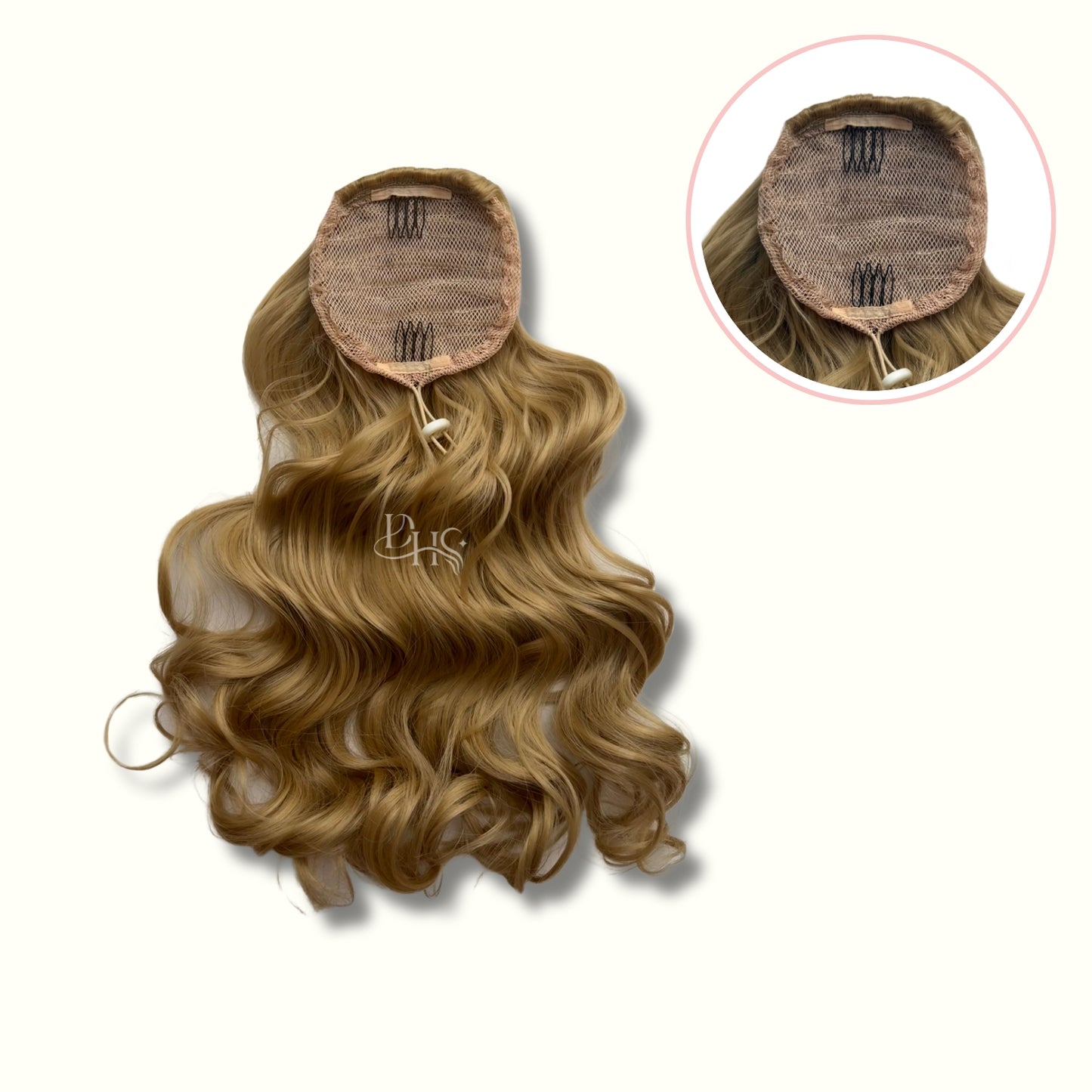 Ponytail 24" Onda Aurora de Malla