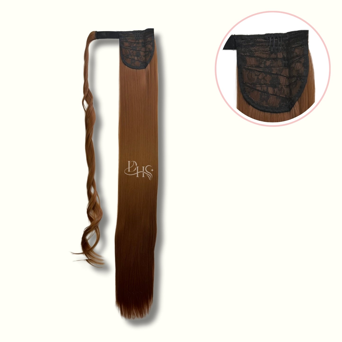 Ponytail 34" Lisa de Velcro