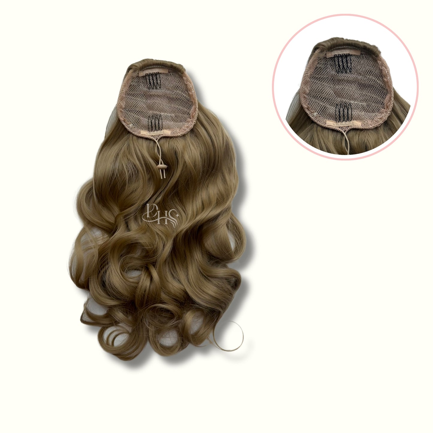 Ponytail 24" Onda Aurora de Malla