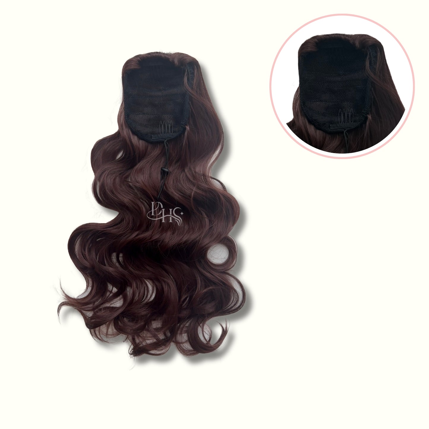 Ponytail 24" Onda Aurora de Malla