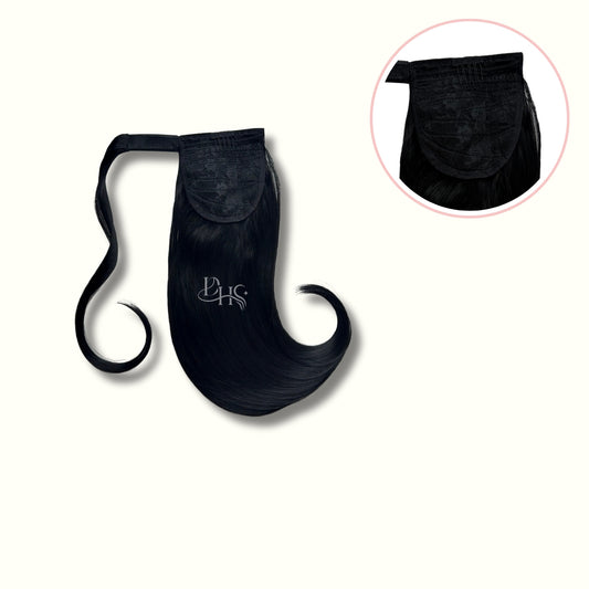 Ponytail 18" Onda Jasmín de Velcro