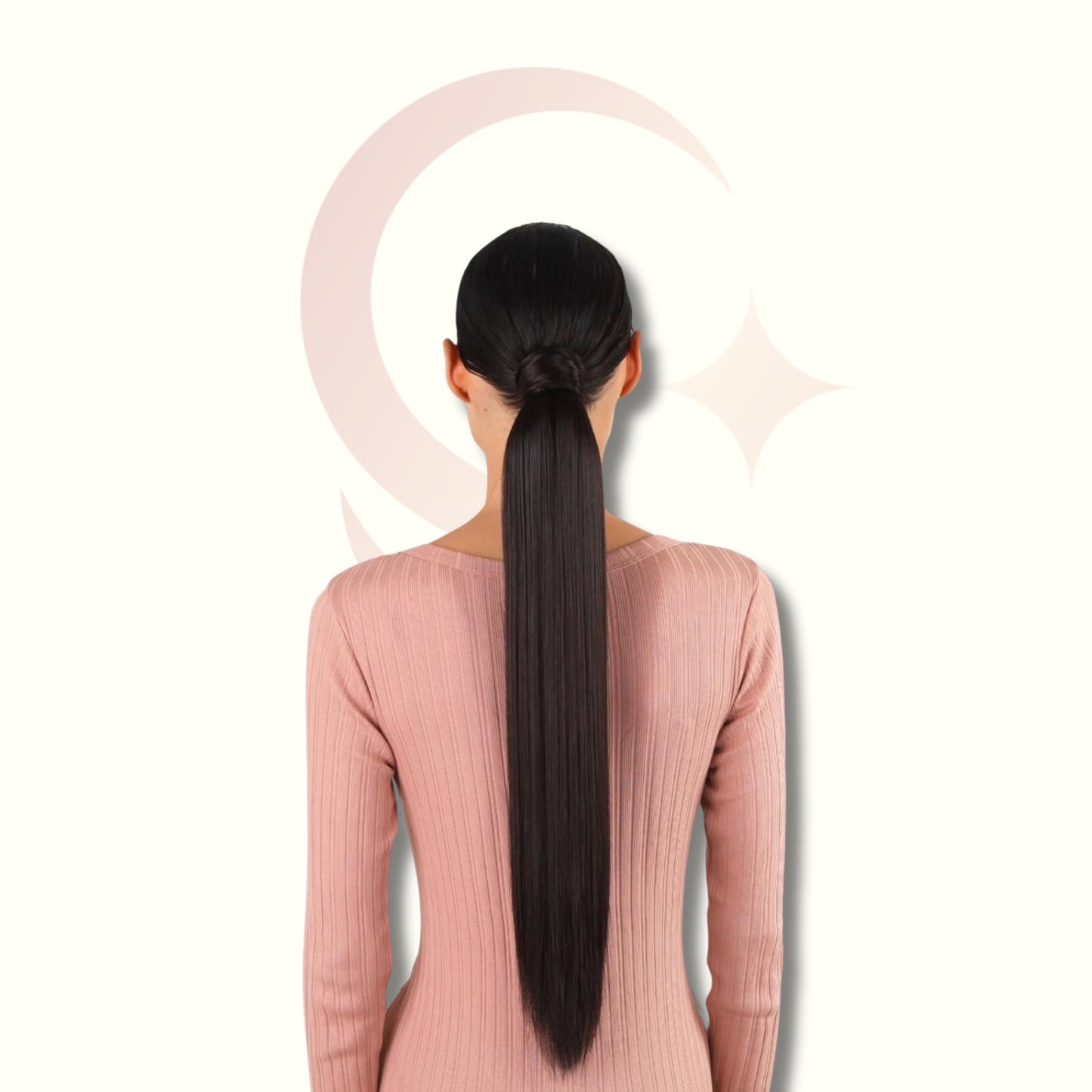Ponytail 22" Lisa de Velcro