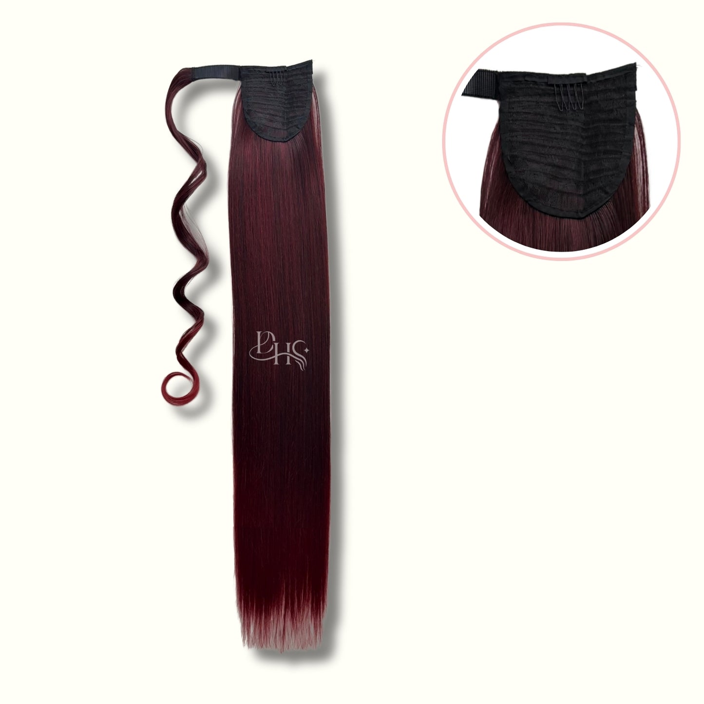 Ponytail 34" Lisa de Velcro