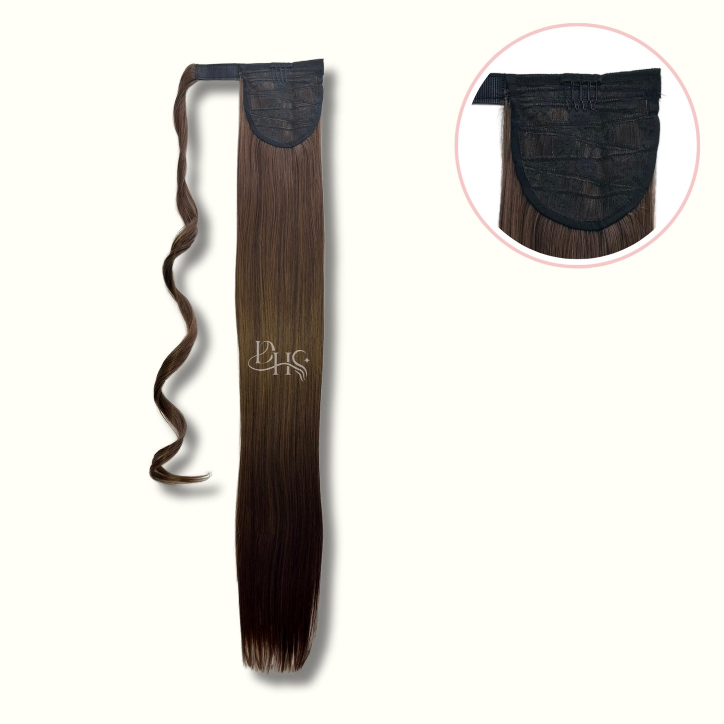 Ponytail 34" Lisa de Velcro