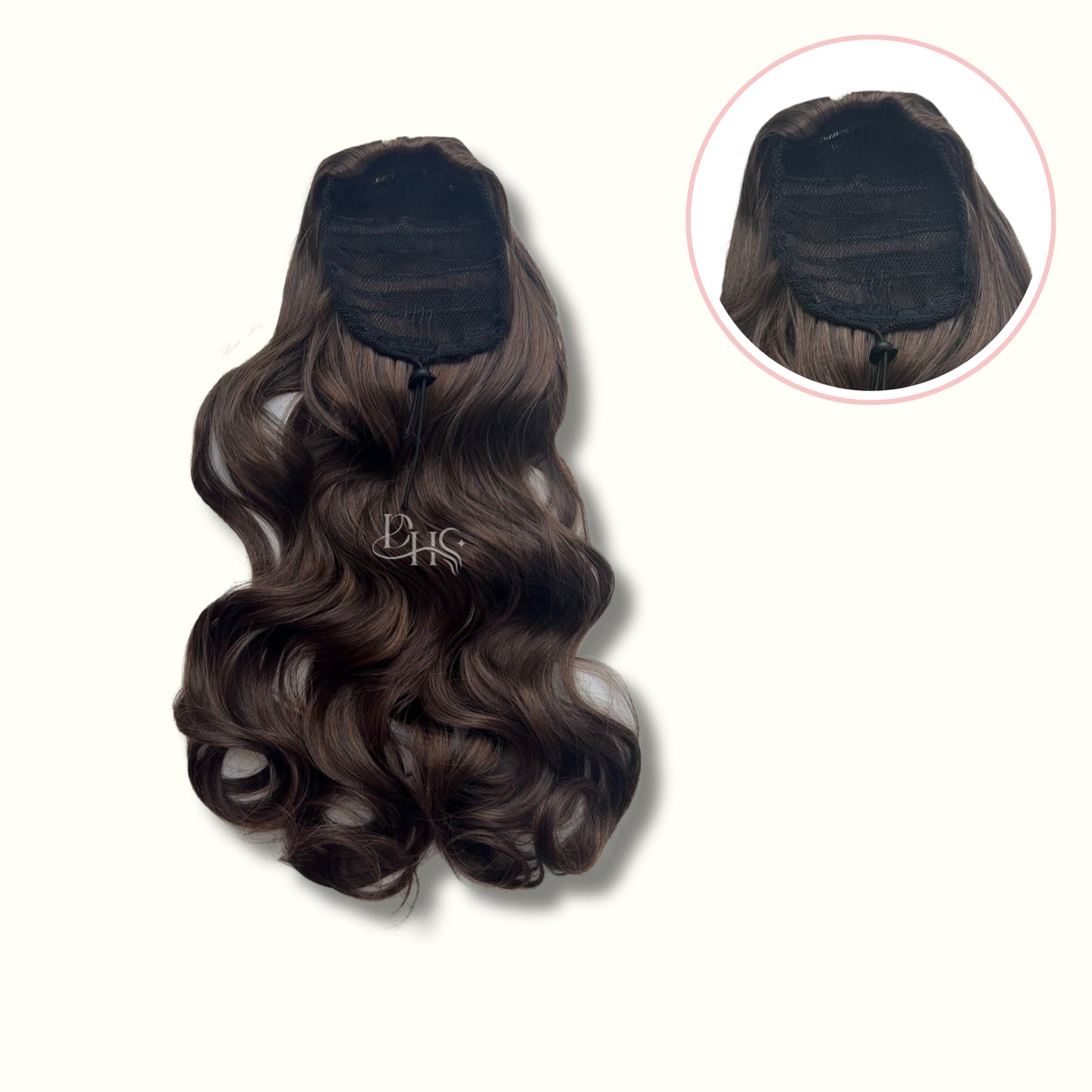 Ponytail 24" Onda Aurora de Malla