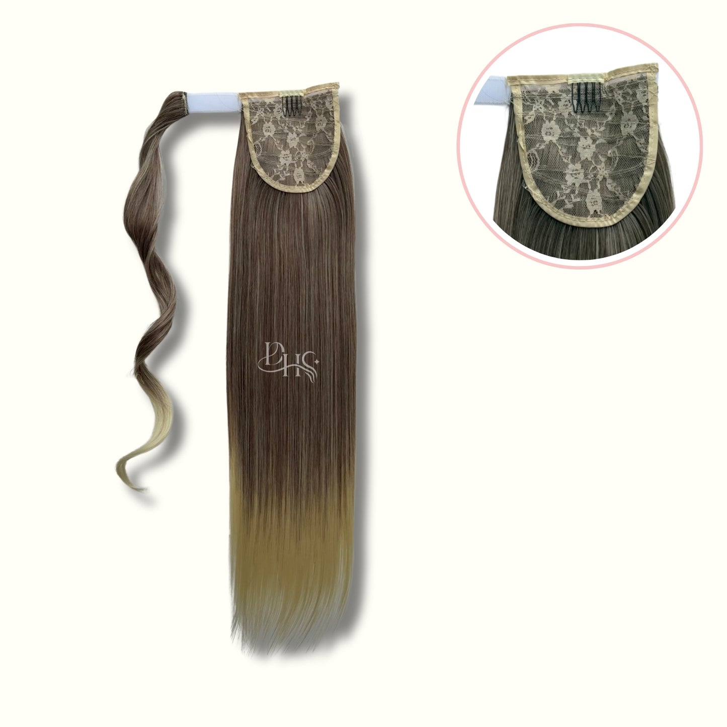 Ponytail 22" Lisa de Velcro
