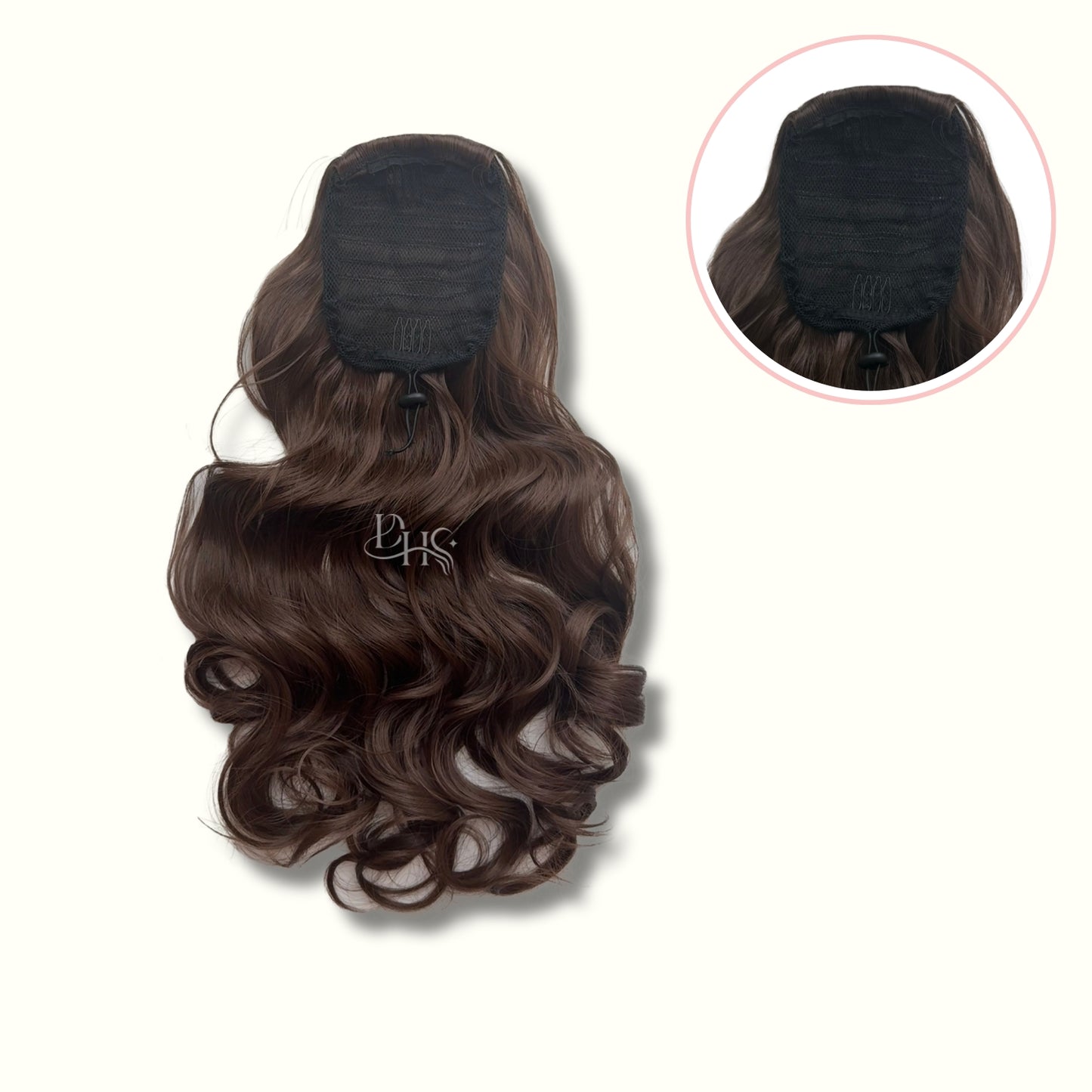 Ponytail 24" Onda Aurora de Malla