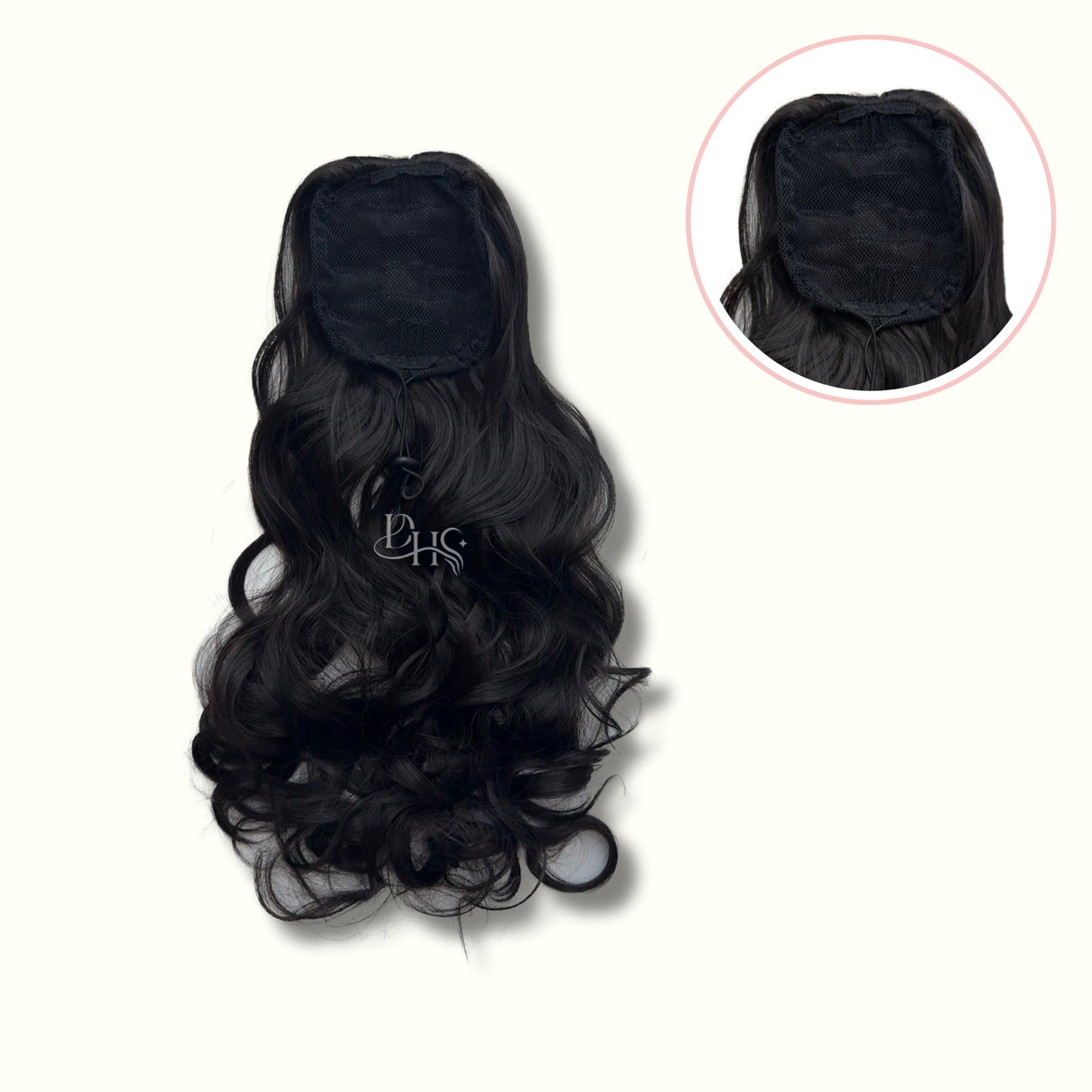 Ponytail 24" Onda Aurora de Malla