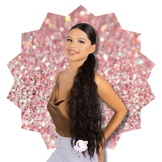 Ponytail 34" Onda Moana de Velcro