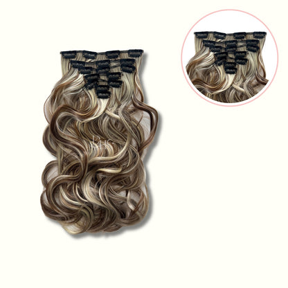 Extensiones 24" Onda Aurora x7 Capas