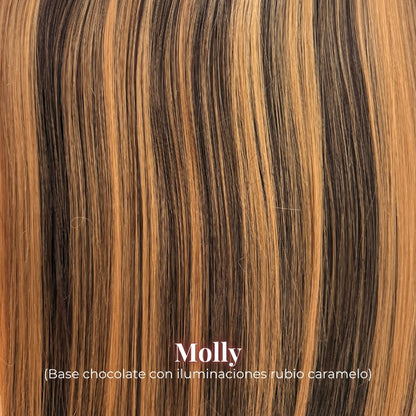 Ponytail 24" Onda Aurora de Malla