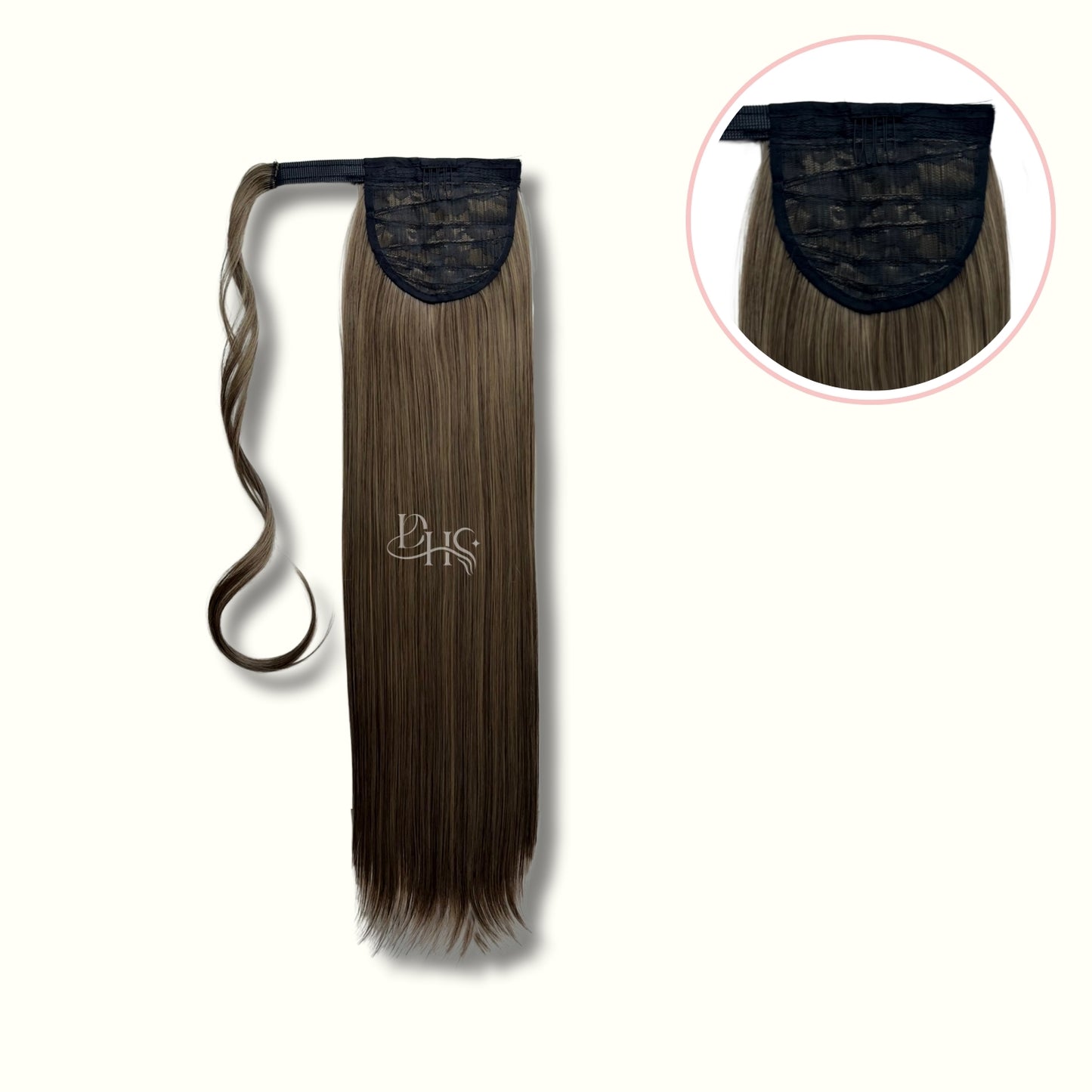 Ponytail 22" Lisa de Velcro