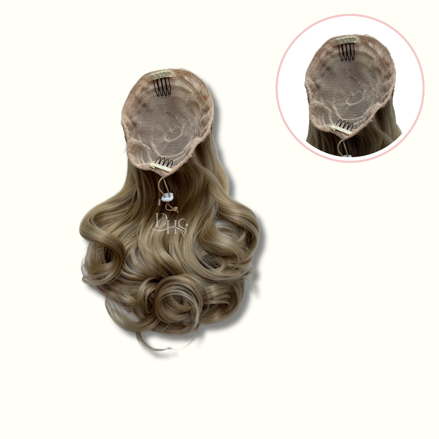 Ponytail 18" Onda Aurora de Malla