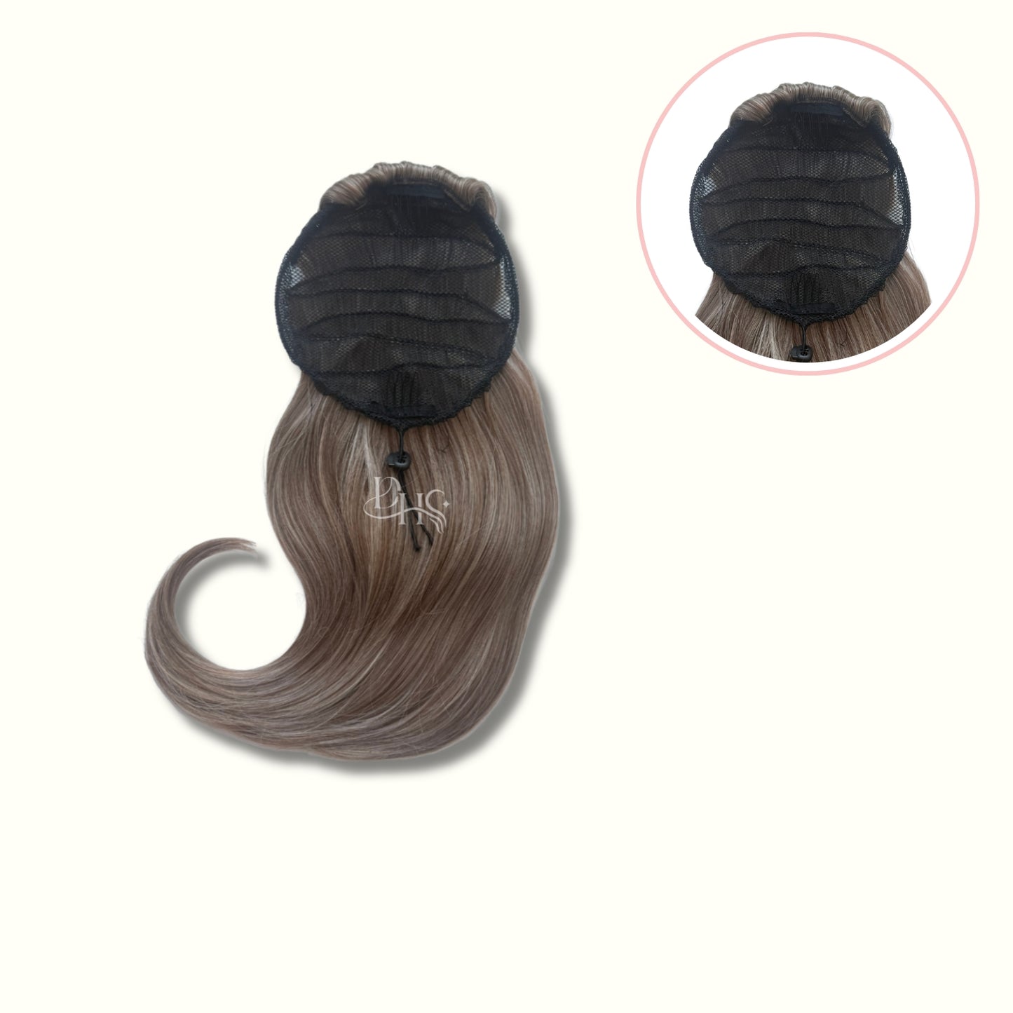 Ponytail 18" Onda Jasmín de Malla