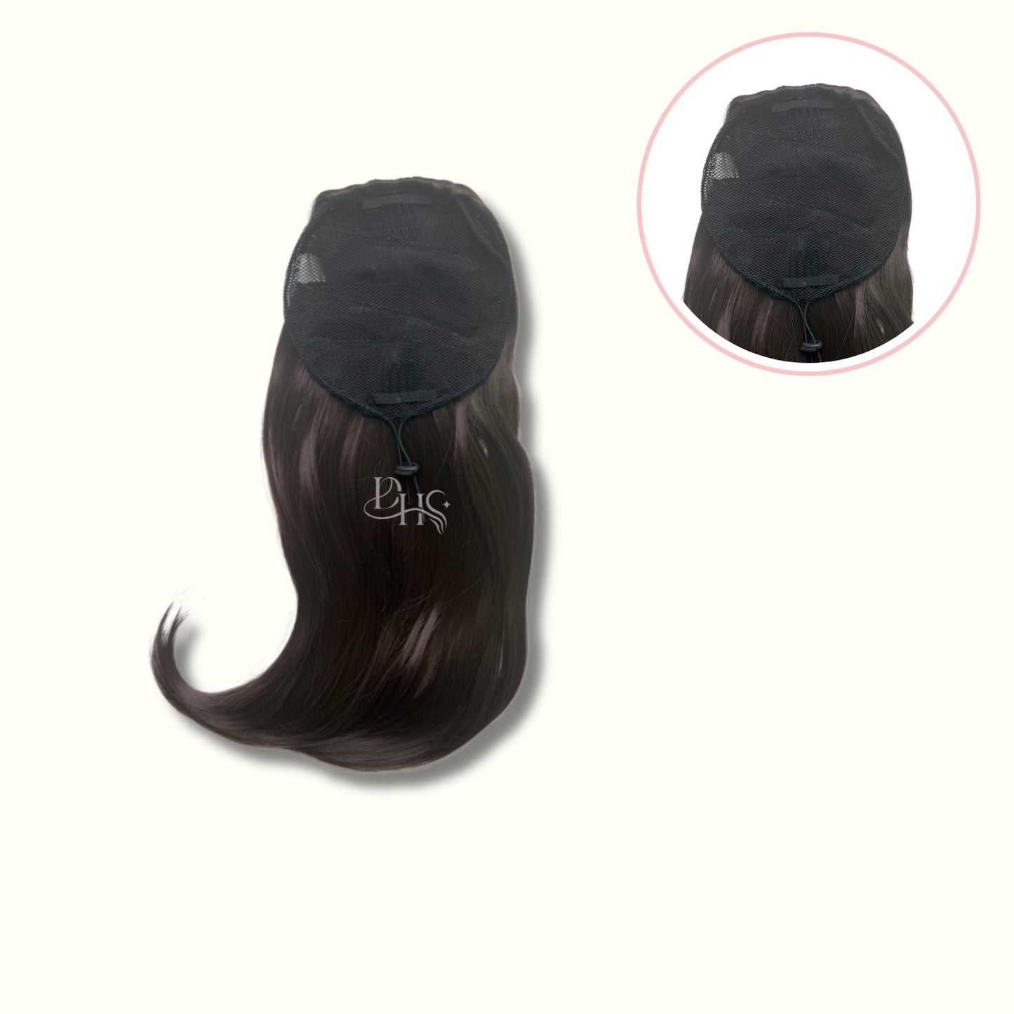 Ponytail 18" Onda Jasmín de Malla