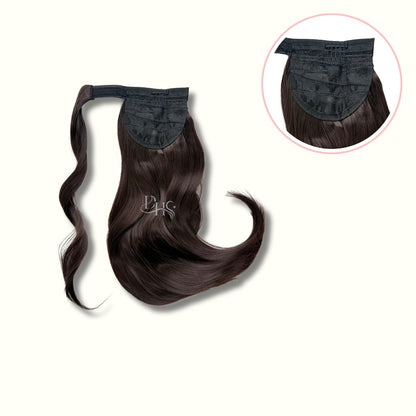 Ponytail 18" Onda Jasmín de Velcro