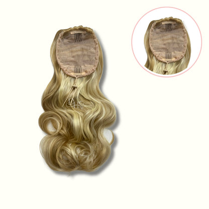 Ponytail 24" Onda Aurora de Malla