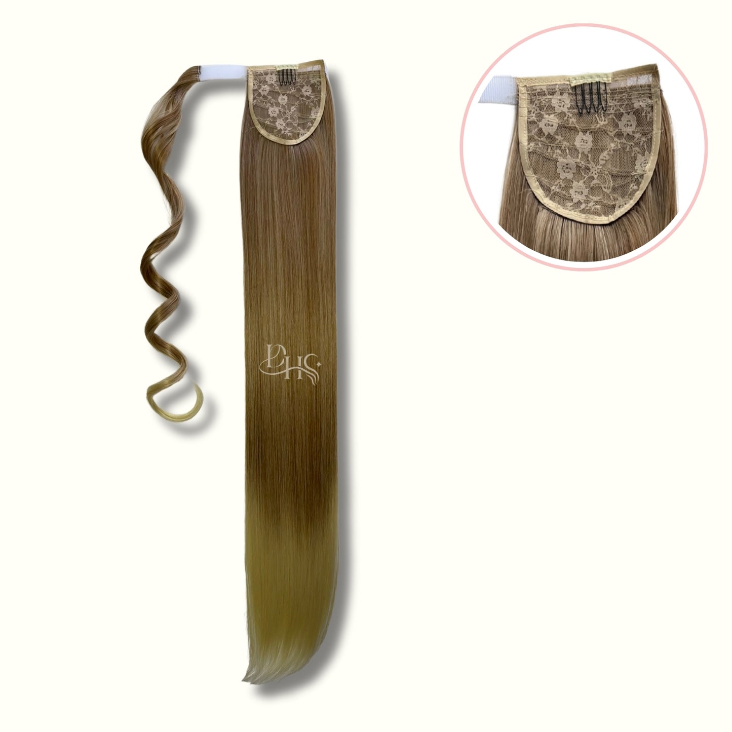 Ponytail 34" Lisa de Velcro