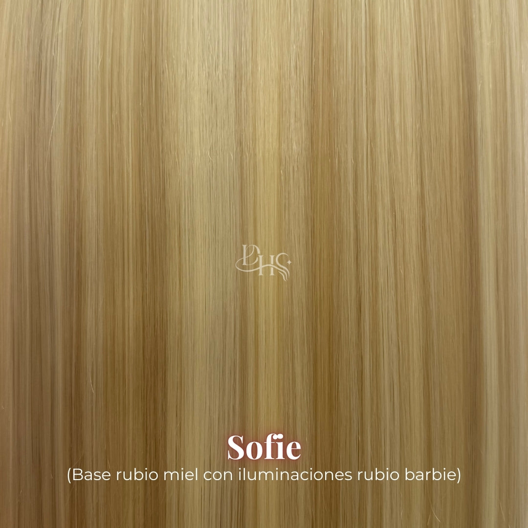 Ponytail 24" Onda Aurora de Malla